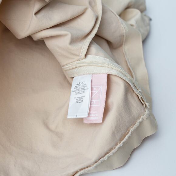 A.L.C. Charlotte White Crepe Top - Picture 7 of 13